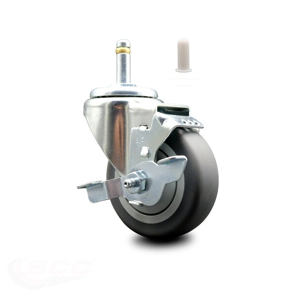 Service Caster Cambro Camdollies Swivel Caster Replacement with 41059 Socket Included-SCC CAM-GR20S3514-TPRB-TLB-716138-X701 - main